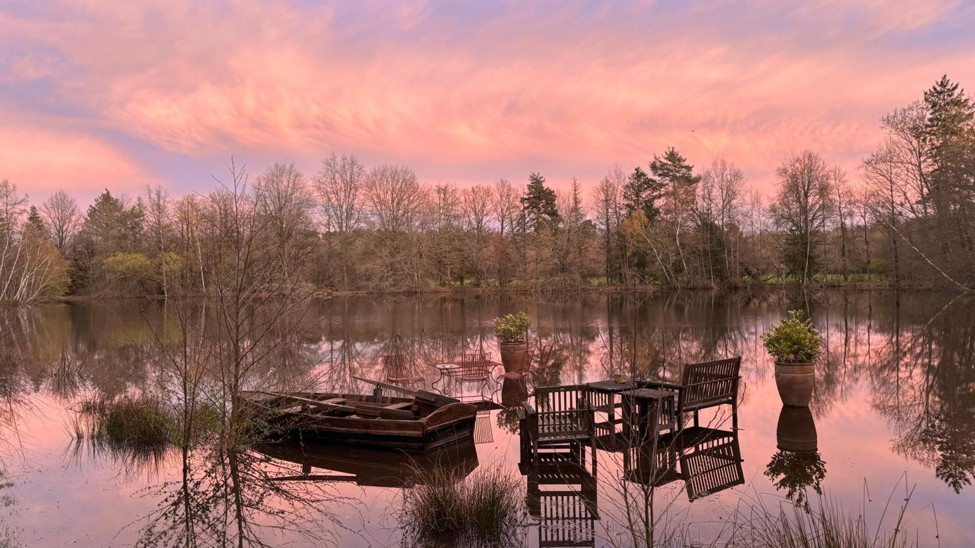 Paradis Perdu En Sologne Avec Plage Privee Villeny Extérieur photo