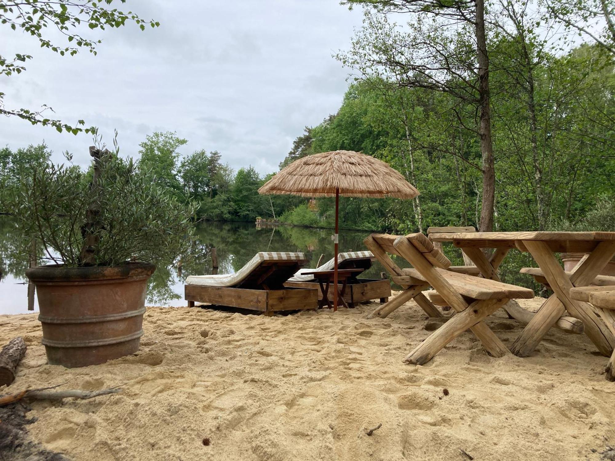Paradis Perdu En Sologne Avec Plage Privee Villeny Extérieur photo